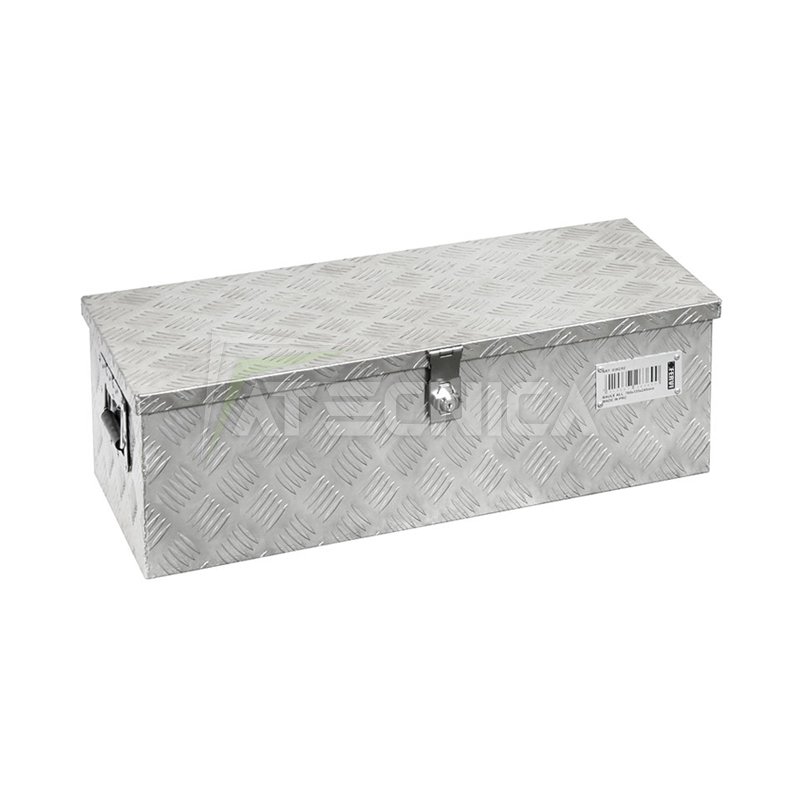 Baule in alluminio portautensili Fervi 0382/02 cassa per attrezzi piccola  76cm