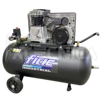 Compressore d'aria 100 Lt trifase 380V Fiac AB 100-360 T trasmissione a  cinghia 2,2 Kw