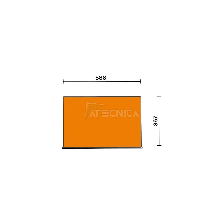 Beta carrello arancio RSC24 5 cassetti con porta carta, porta