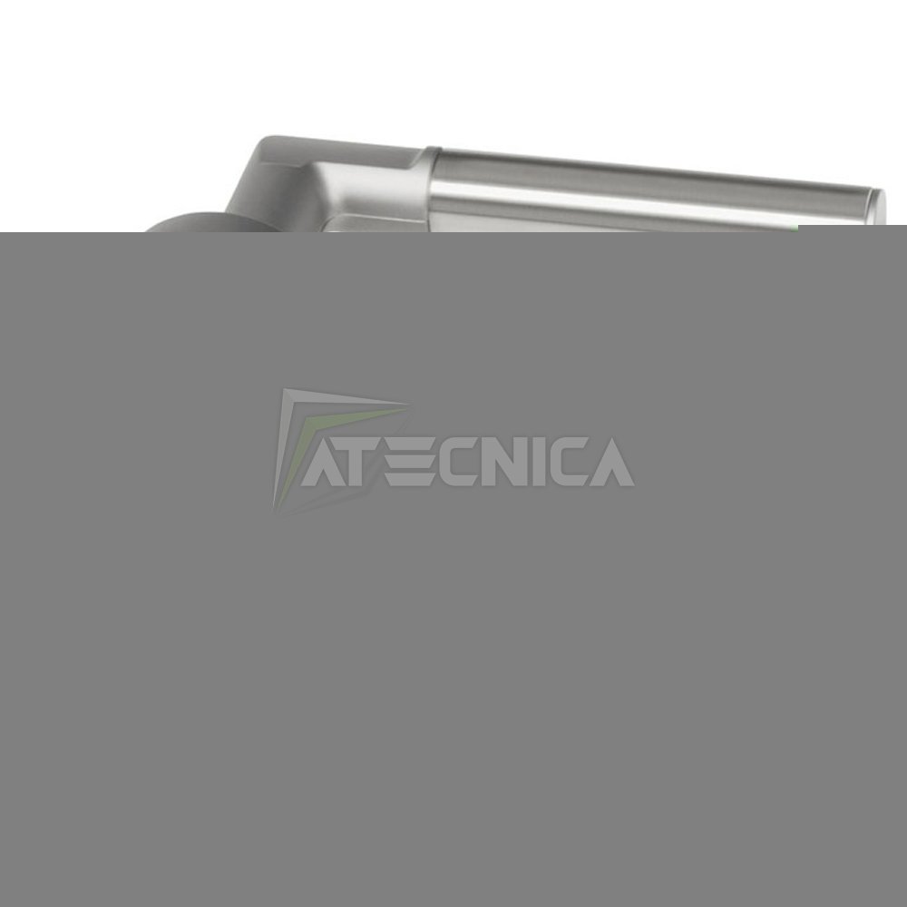 Maniglia elettronica a codice per porte Assa Abloy CODE HANDLE DX grigio  satinato