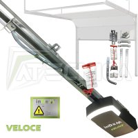 Kit automazione porta garage sezionale 10 mq BFT TIZIANO con accessori