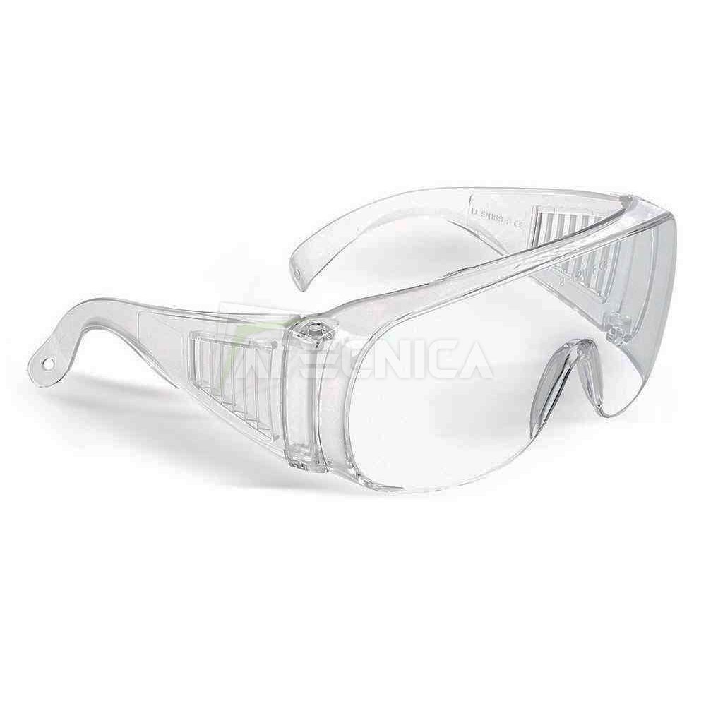 Occhiale occhiali di protezione in policarbonato con cordoncino Logica  POLYSAFE-2