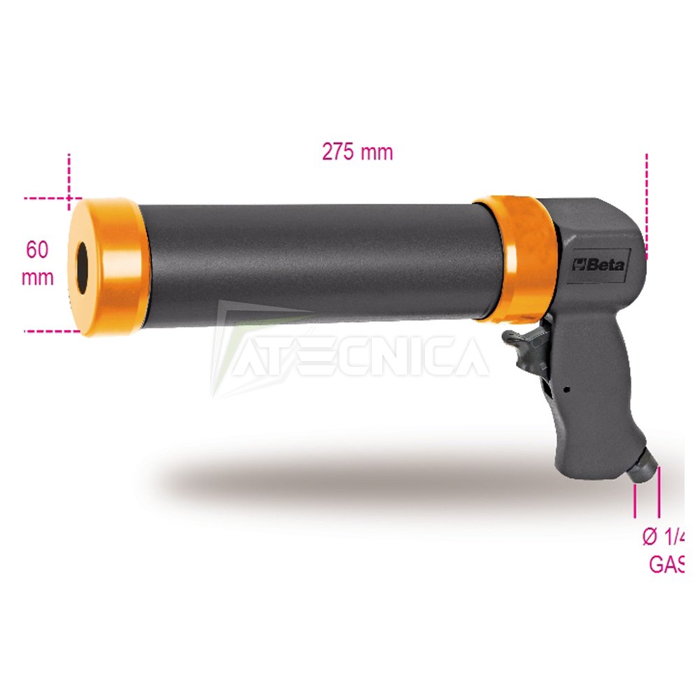 Pistola ad aria compressa per sigillanti silicone Beta 1947 350ml 4,8bar