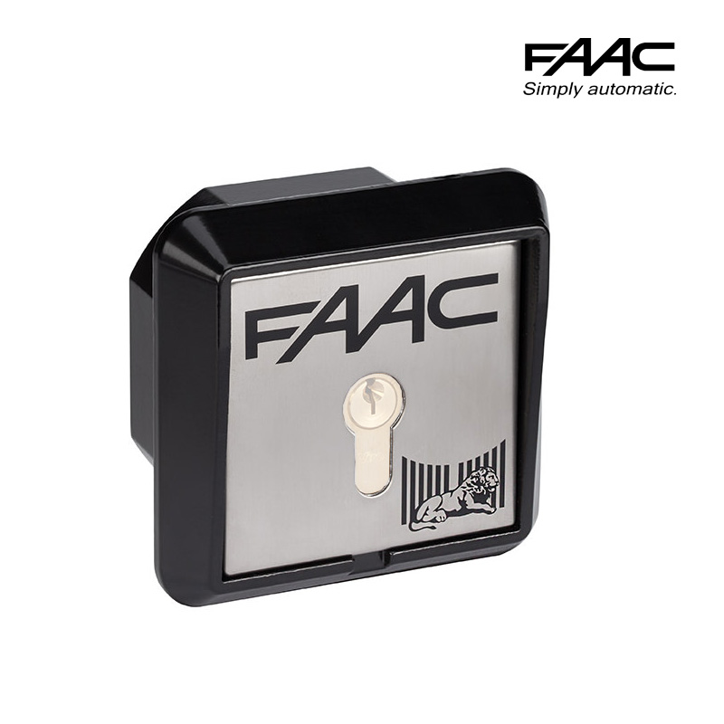 Selettore a chiave da incasso FAAC T21 I originale per automazione cancelli