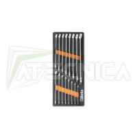 Termoformato Beta M46 C2-147 12 utensili chiavi a cricchetto snodate 142SN  8-19mm